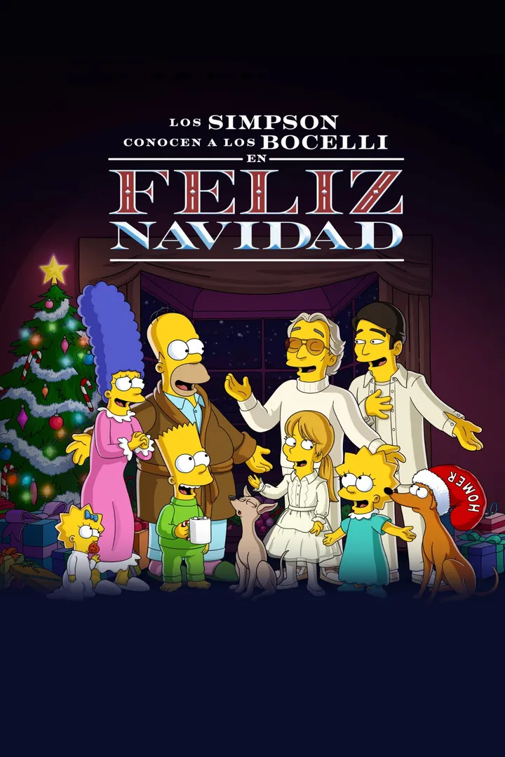 Los Simpson conocen a los Bocelli en "Feliz Navidad"